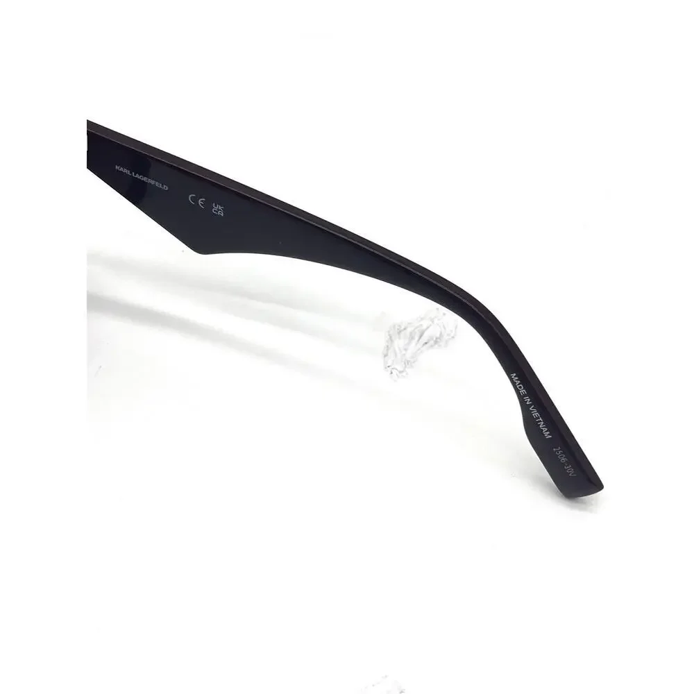 KARL LAGERFELD NWOT Burgundy Sunglasses and Case, Rectangular Frames